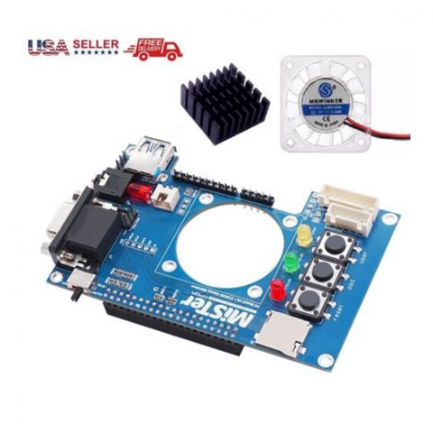 MiSTer FPGA IO Board VGA V6.1 XL with Fan and Heat Sink for DE10 Nano