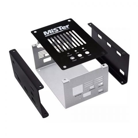Mister FPGA Metal Case Kit for DE10-Nano USB Hub 2.1 and IO Board Stack Black