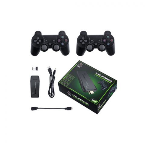 New M8 Mini 64GB 4K Video Game Console USB Stick with 2 wireless controllers and 10,000+ Built-in Retro Games