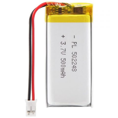 3.7v 502248 500mAh Lipo Polymer rechargeable battery